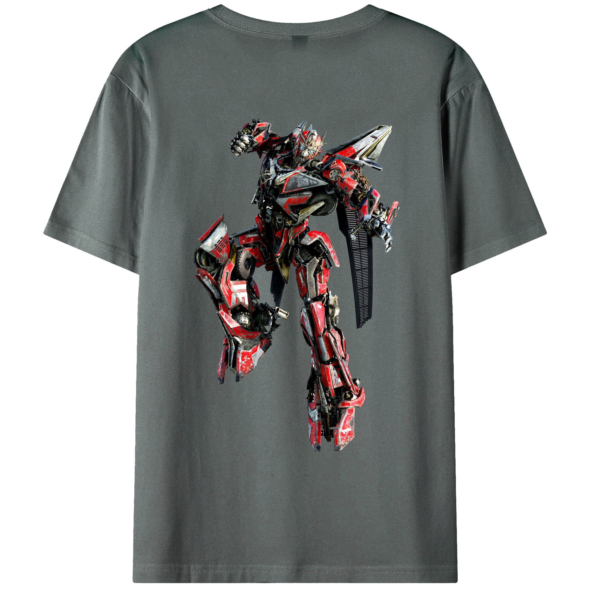 （画像用）  綿100％ メンズ半袖Tシャツ（バックプリント） 通気性